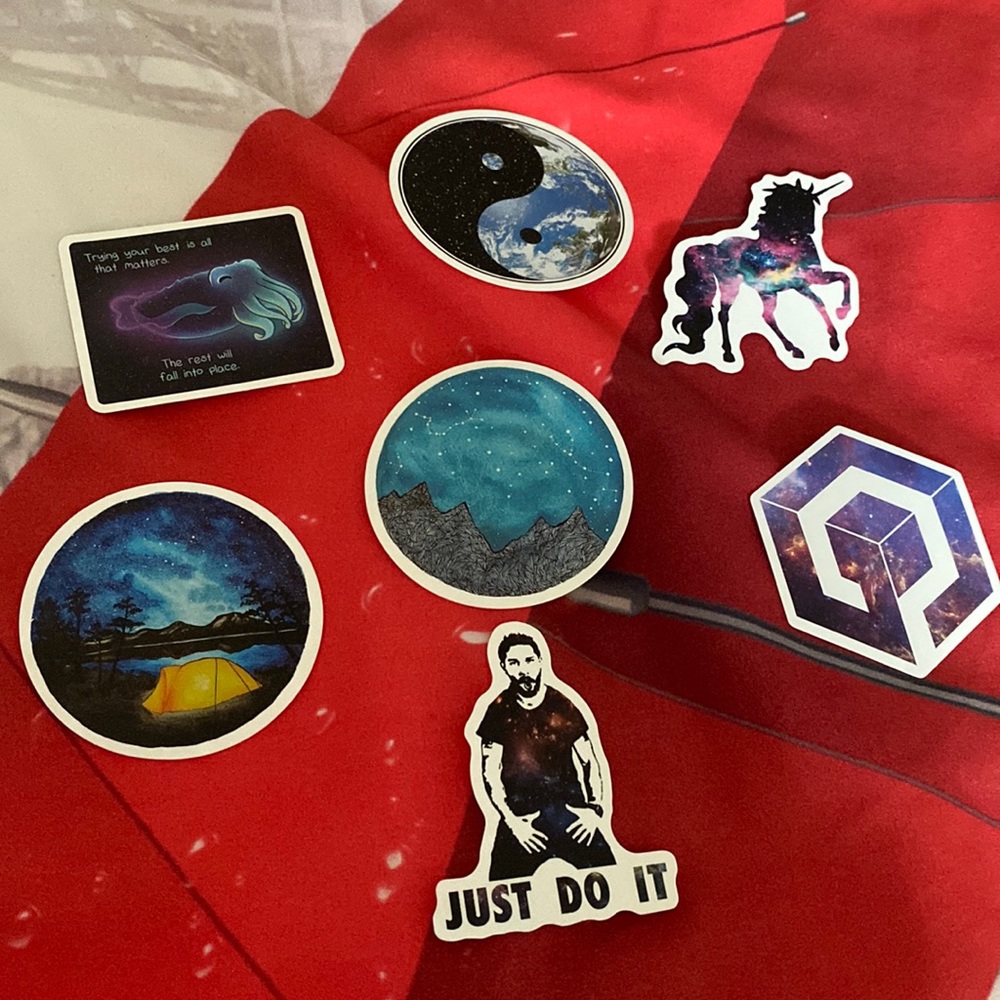 7 Galaxy Stickers